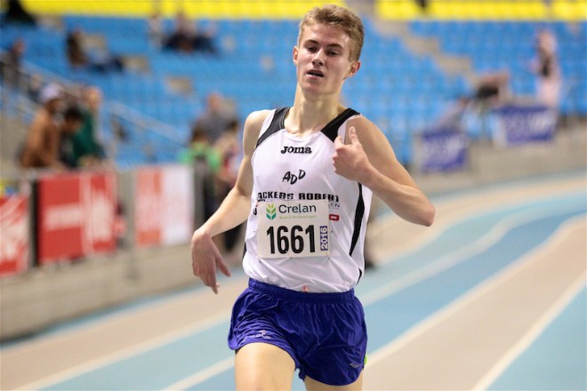 Dieter Kersten op het BK indoor afgelopen winter - Foto: Tomas Sisk