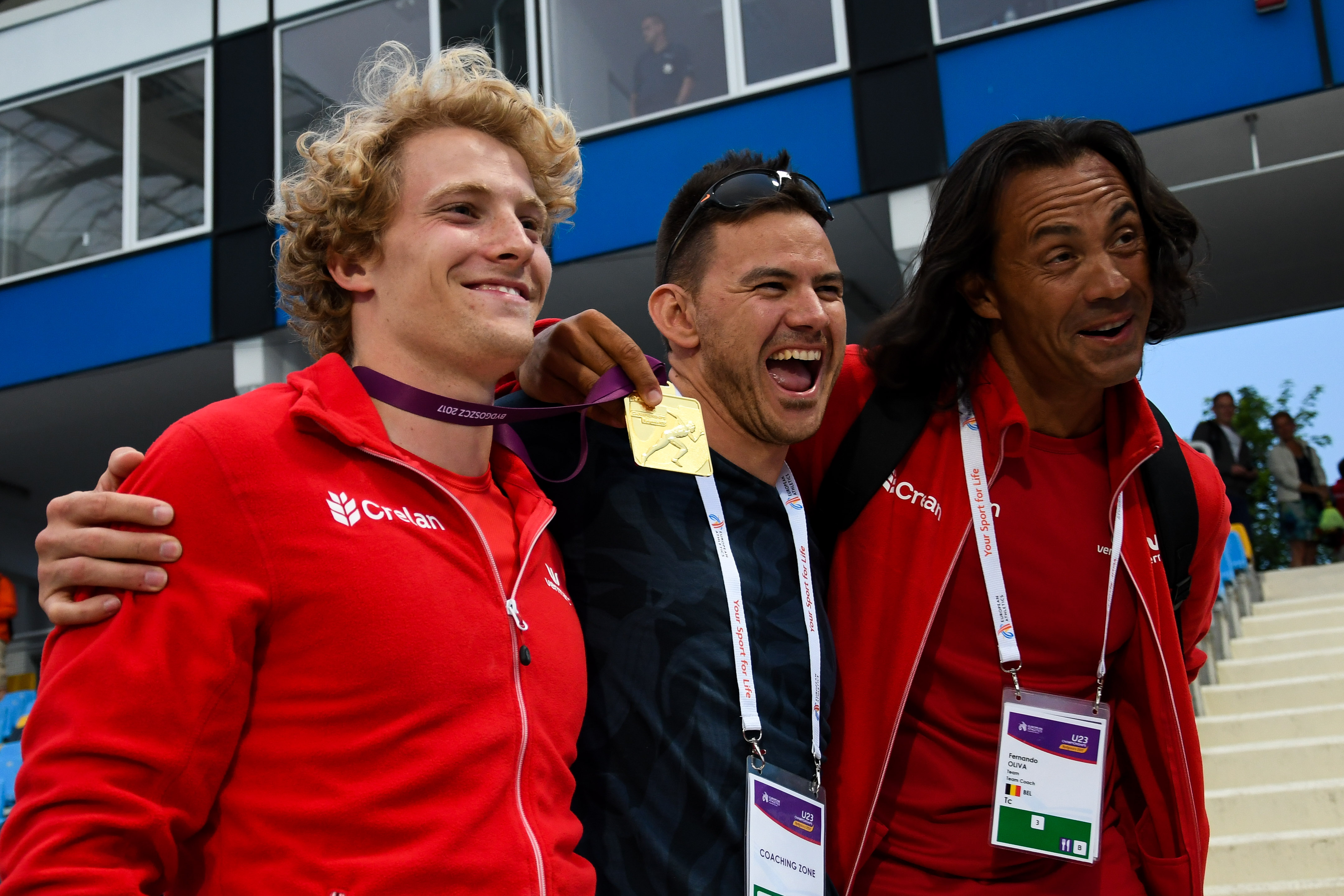 Ben Broeders, Steven Taelman en Fernando Oliva Polsstok Bydgoszcz 2017