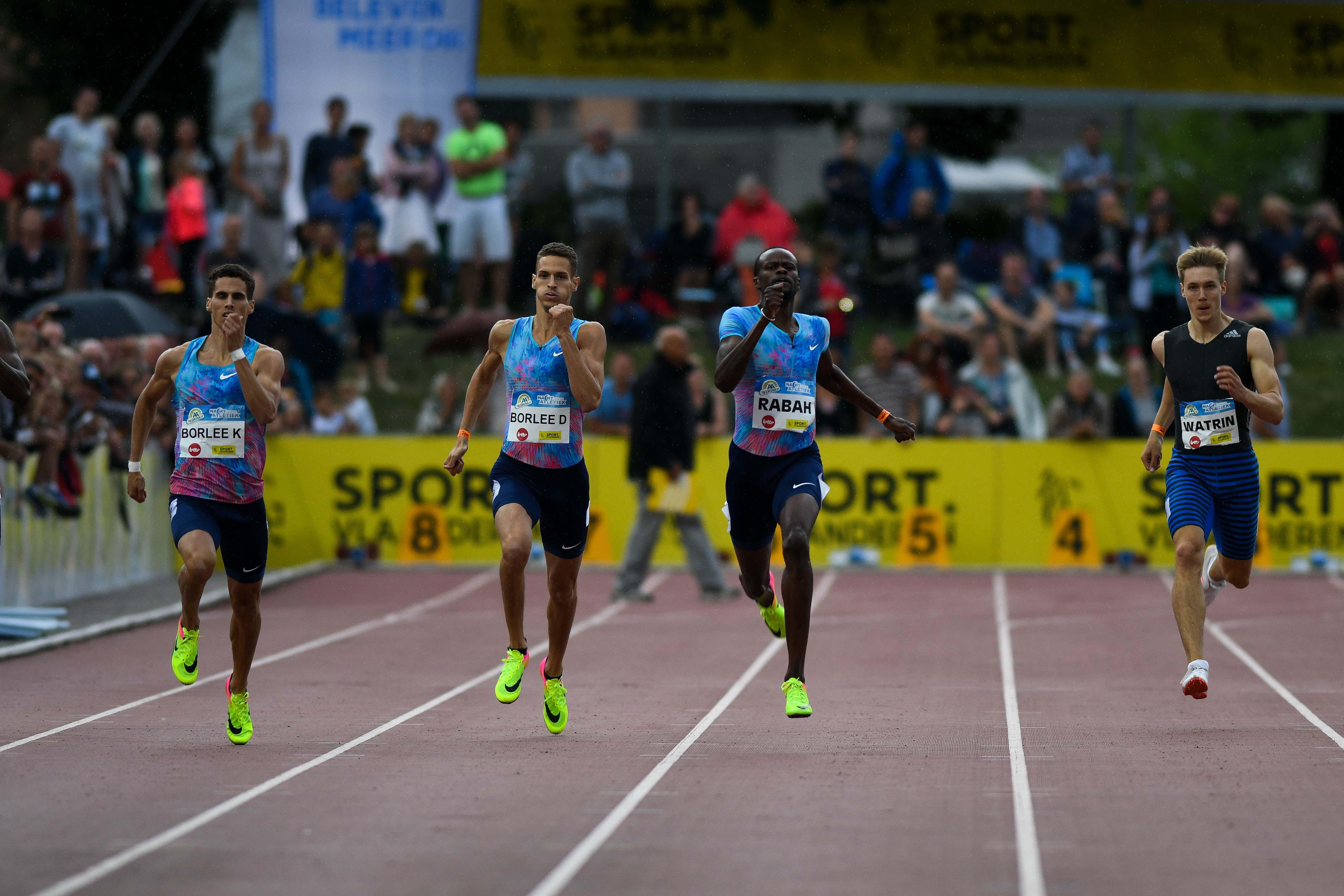 Kevin Borlee en Dylan Borlee 400m Nacht van de atletiek 2017