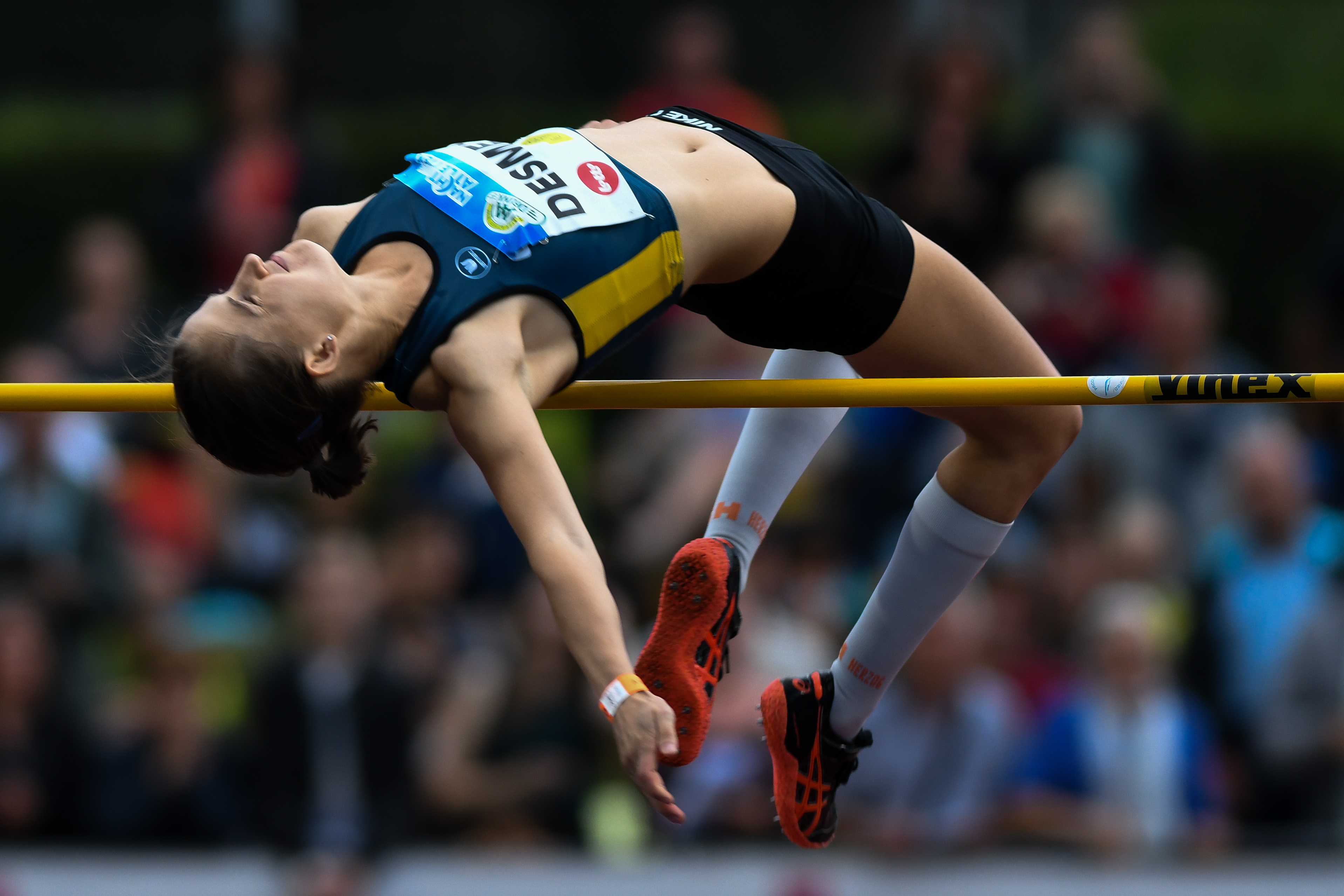 hannelore Desmet Hoog Nacht van de atletiek 2017