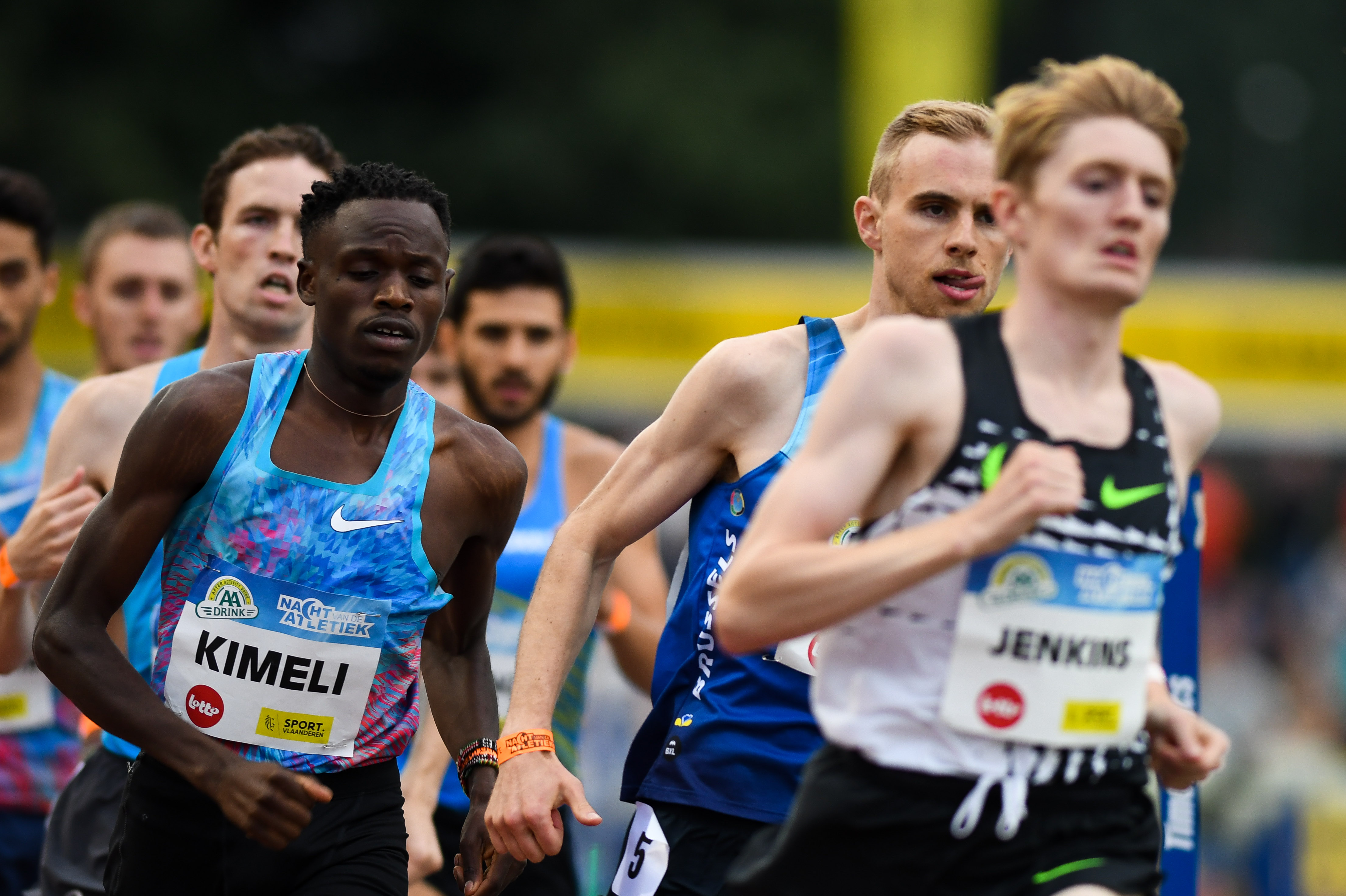 Isaac Kimeli en Peter Callahan 1500m Nacht van de atletiek 2017