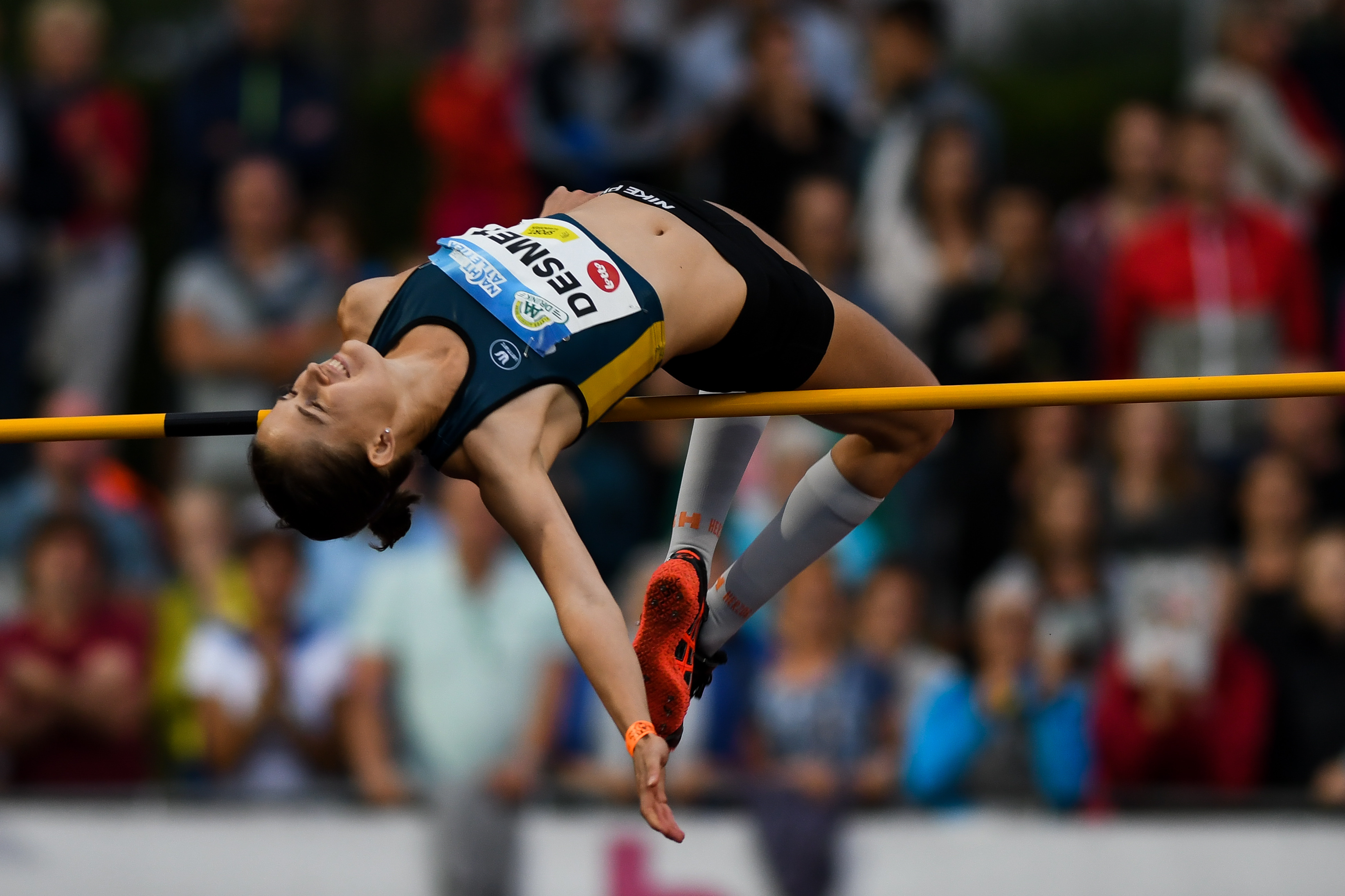 Hannelore Desmet Hoog Nacht van de atletiek 2017