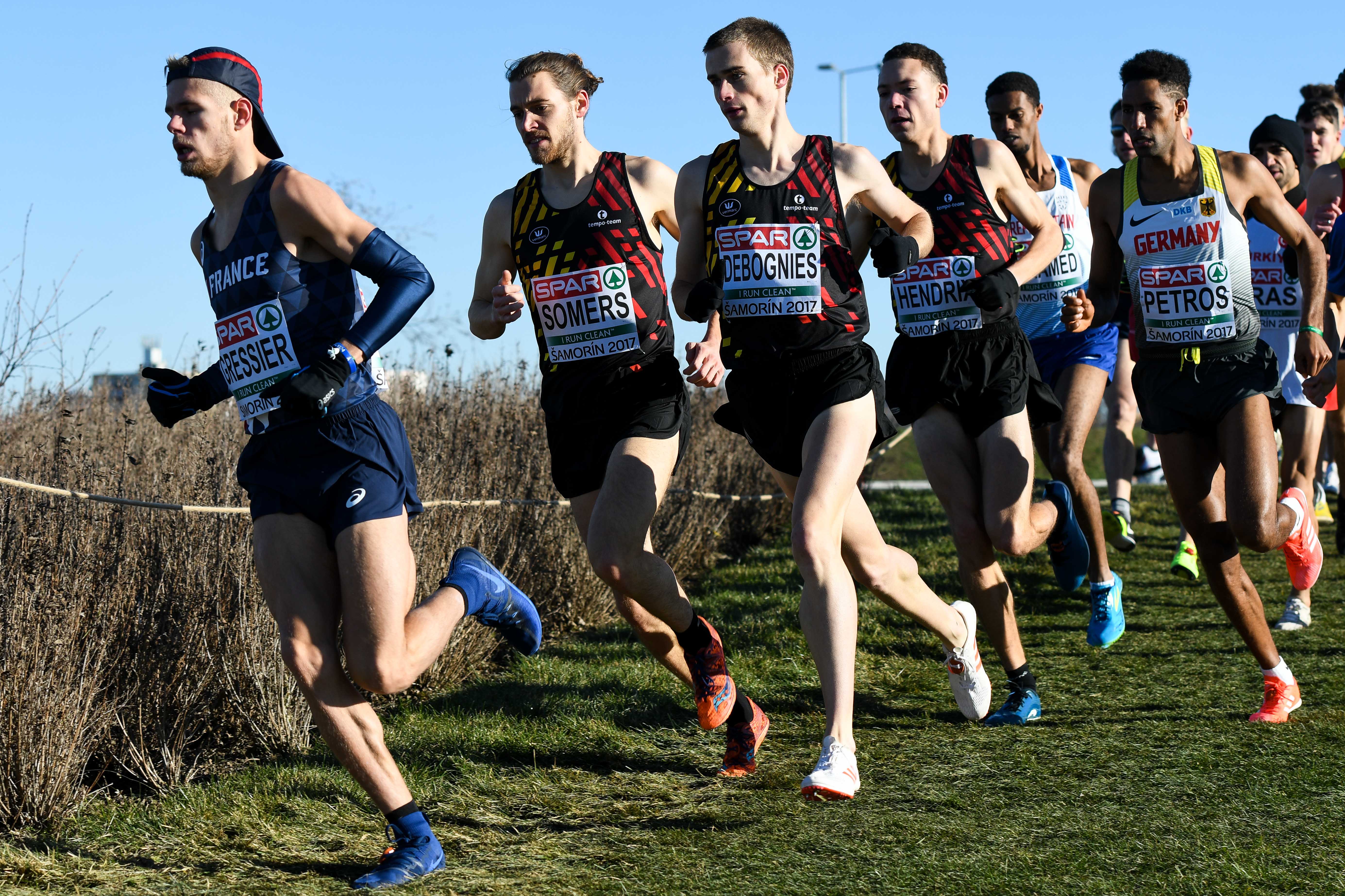 Ek Cross Samorin Simon Debognies, Robin Hendrix en Michael Somers