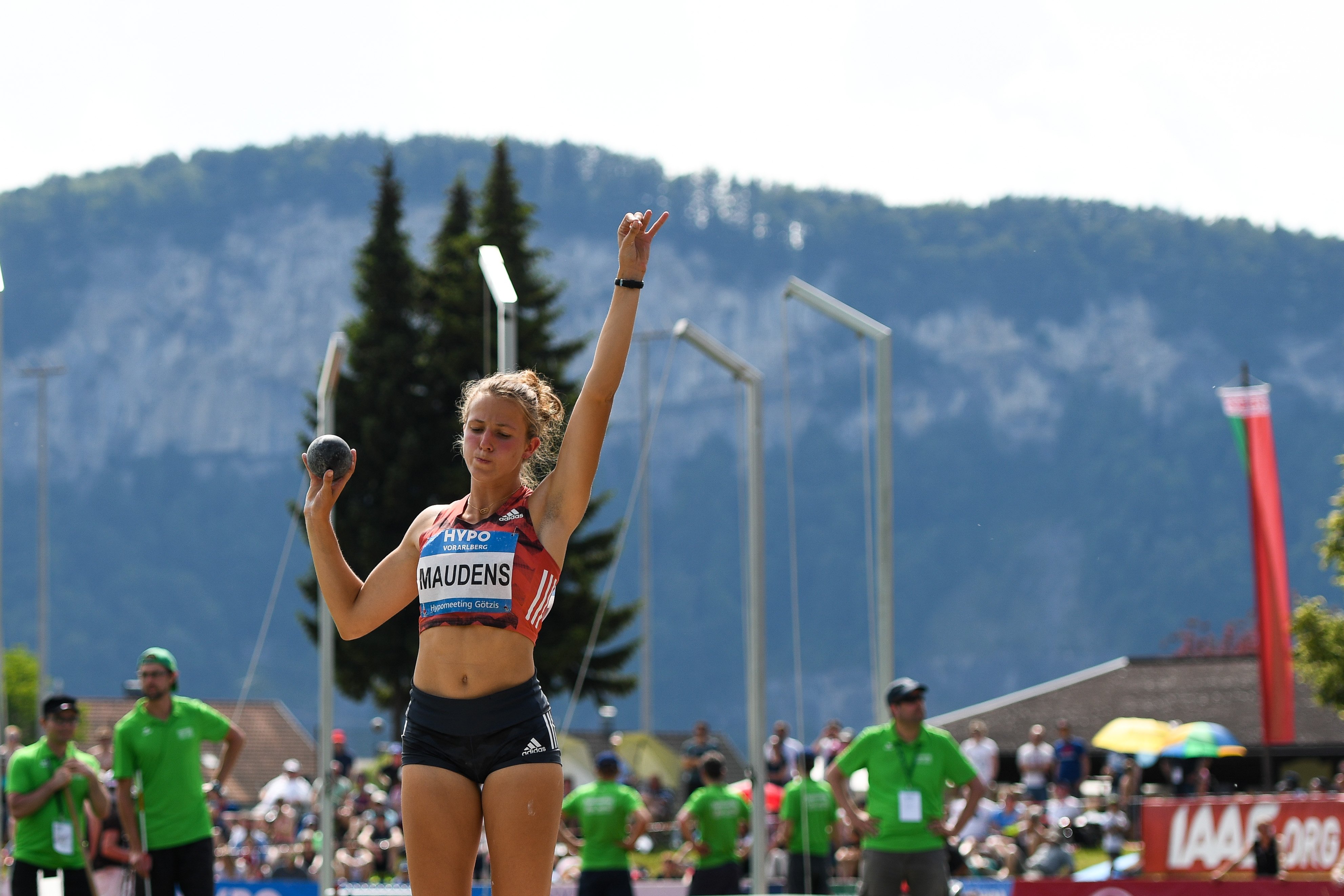 Götzis 2018 Hanne Maudens Kogel