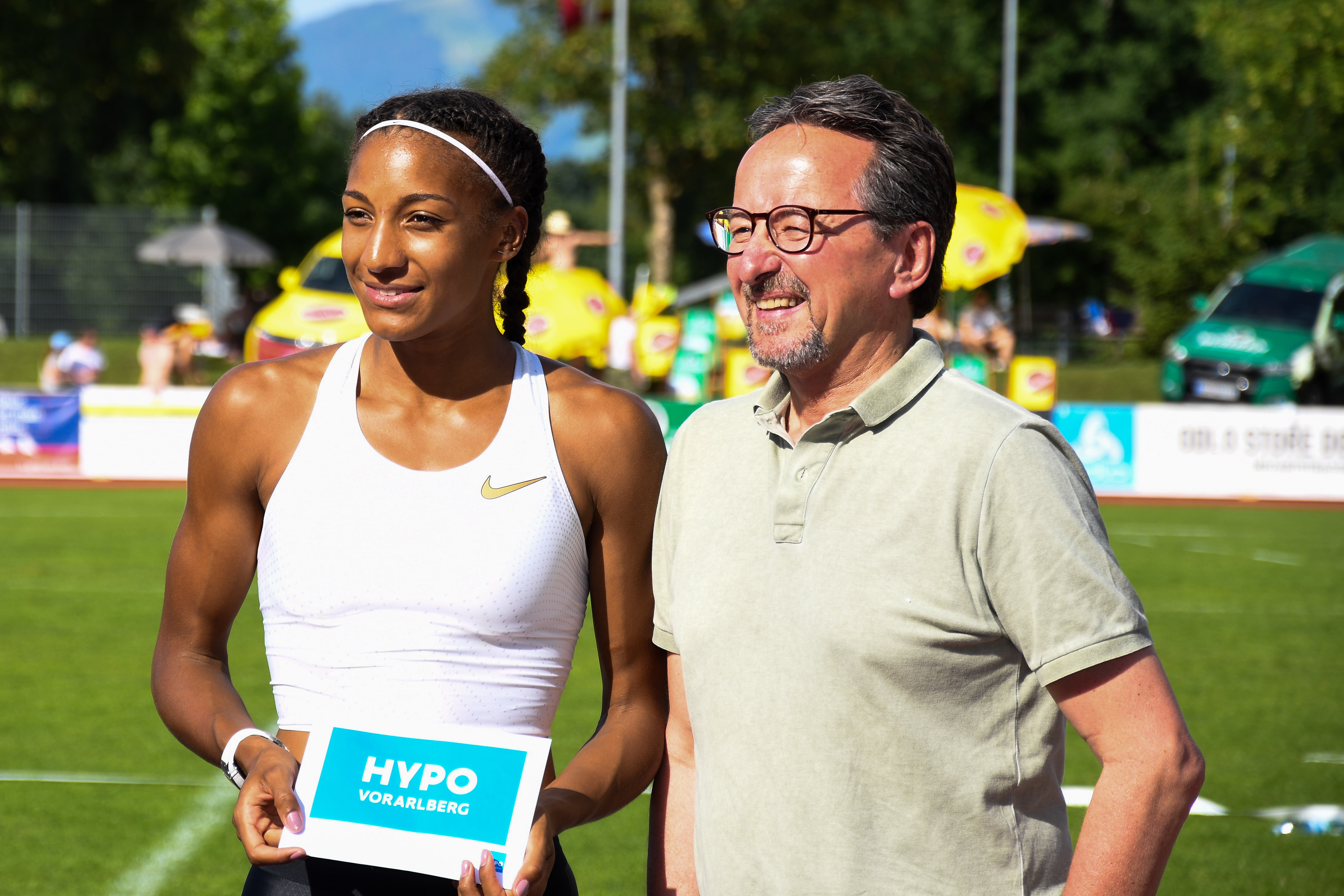Götzis 2018 Nafi Thiam Podium