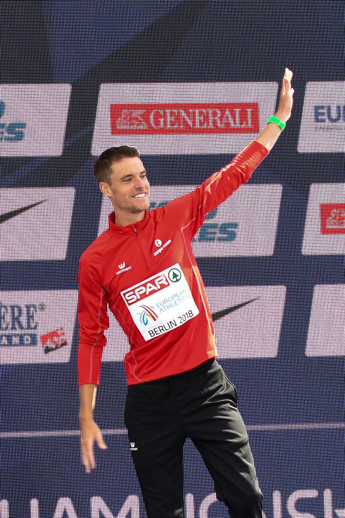 Koen Naert Podiumceremonie Marathon Berlijn 2018