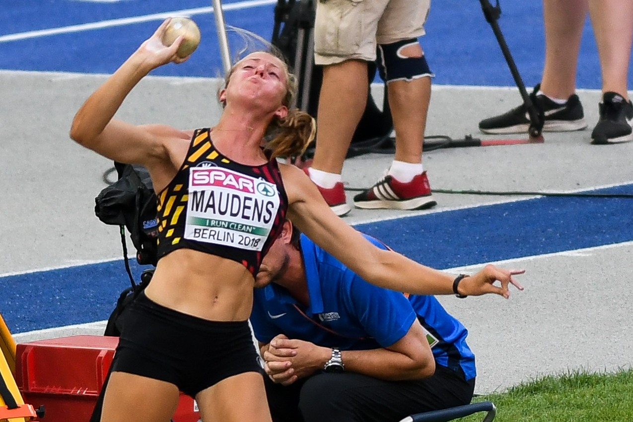 Hanne Maudens kogel Berlijn 2018