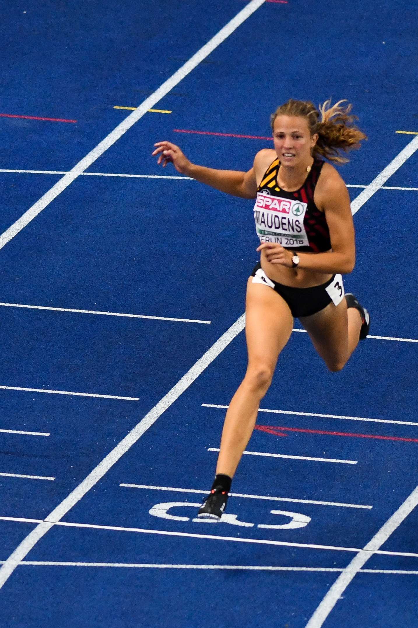 Hanne Maudens 200m Berlijn 2018