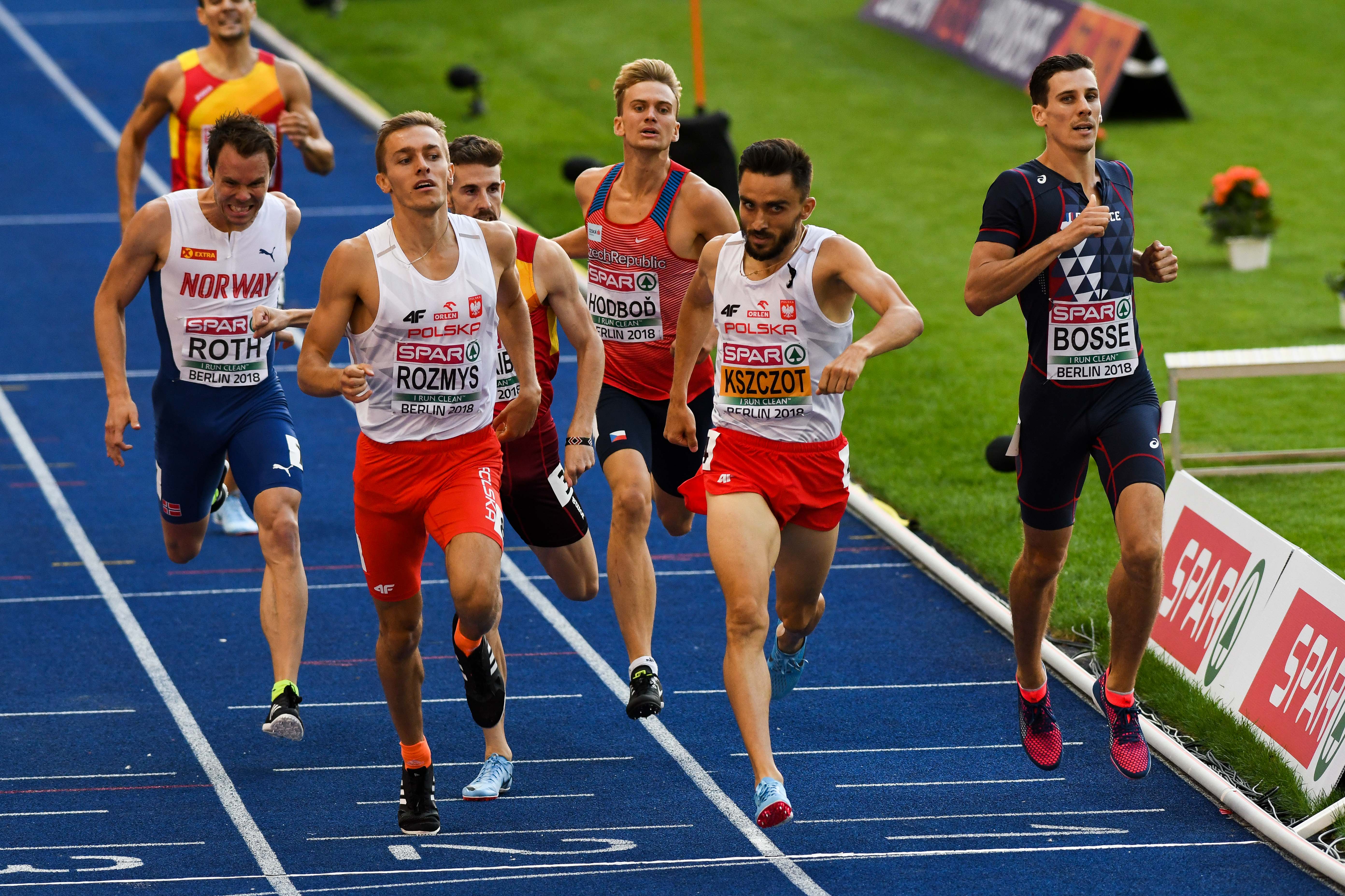 Pierre -Ambroise Bosse Adam Kszczot 800m Berlijn 2018