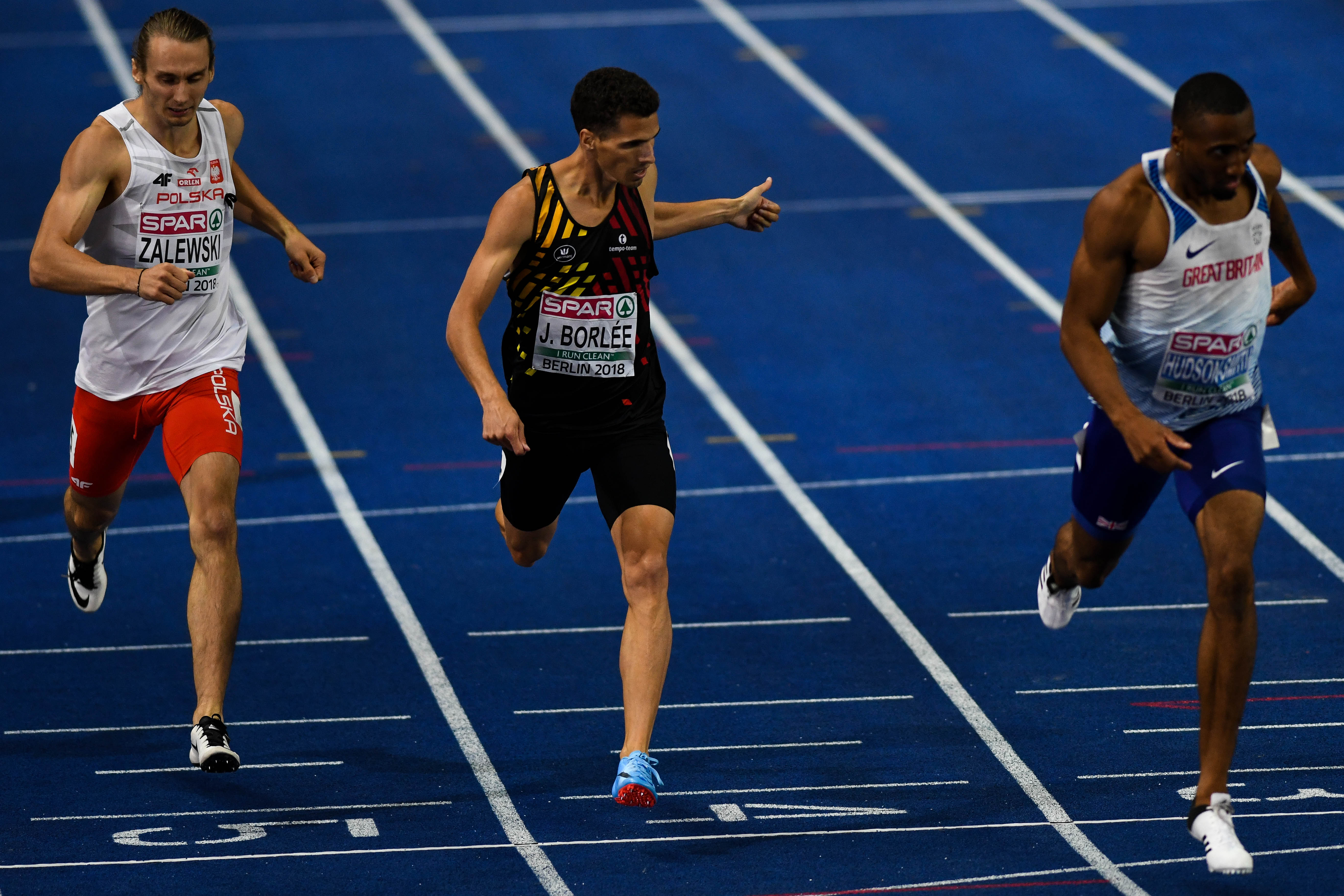 Jonathan Borlee 400m Berlijn 2018