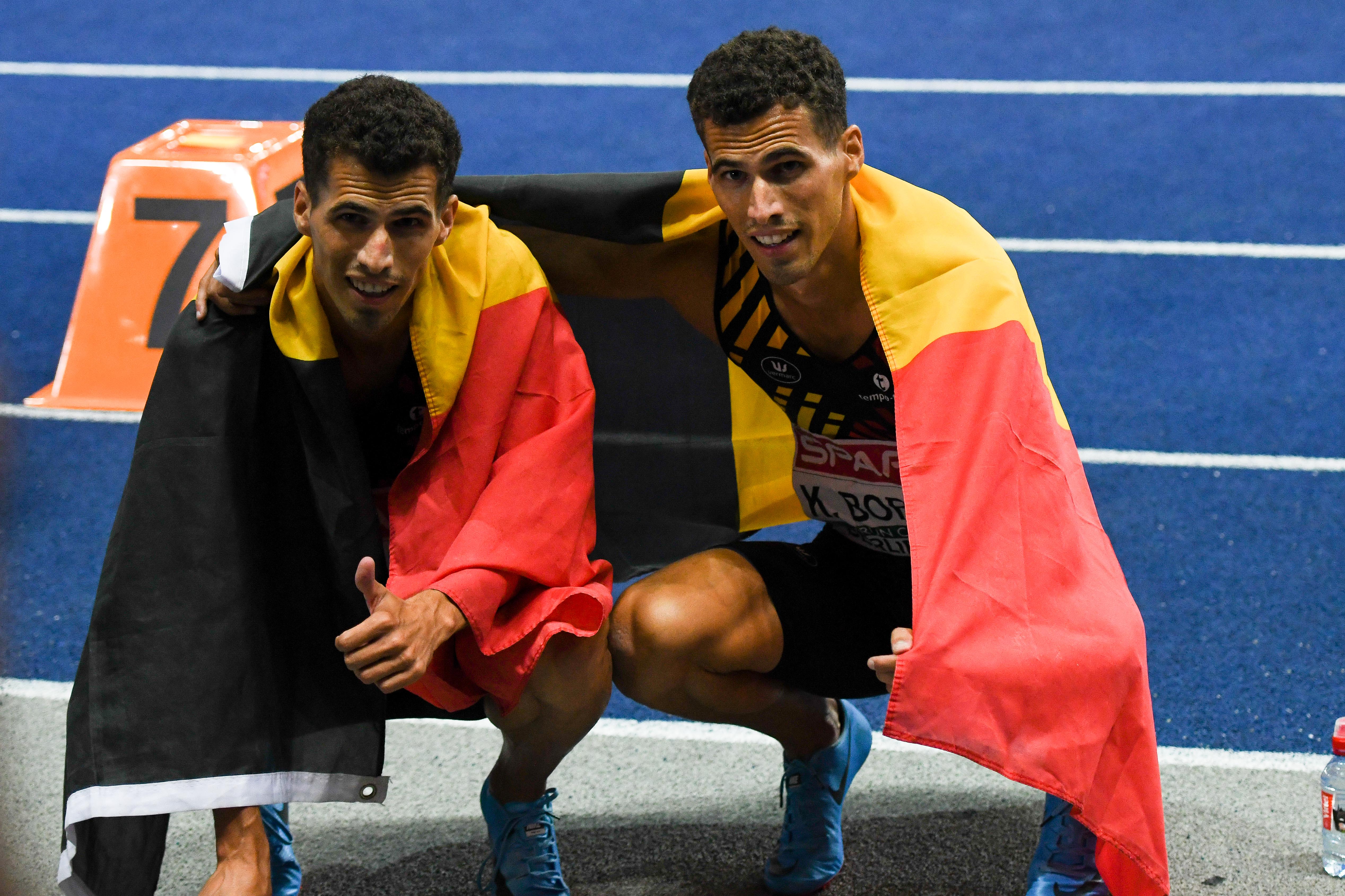 Jonathan en Kevin Borlee 400m Berlijn 2018