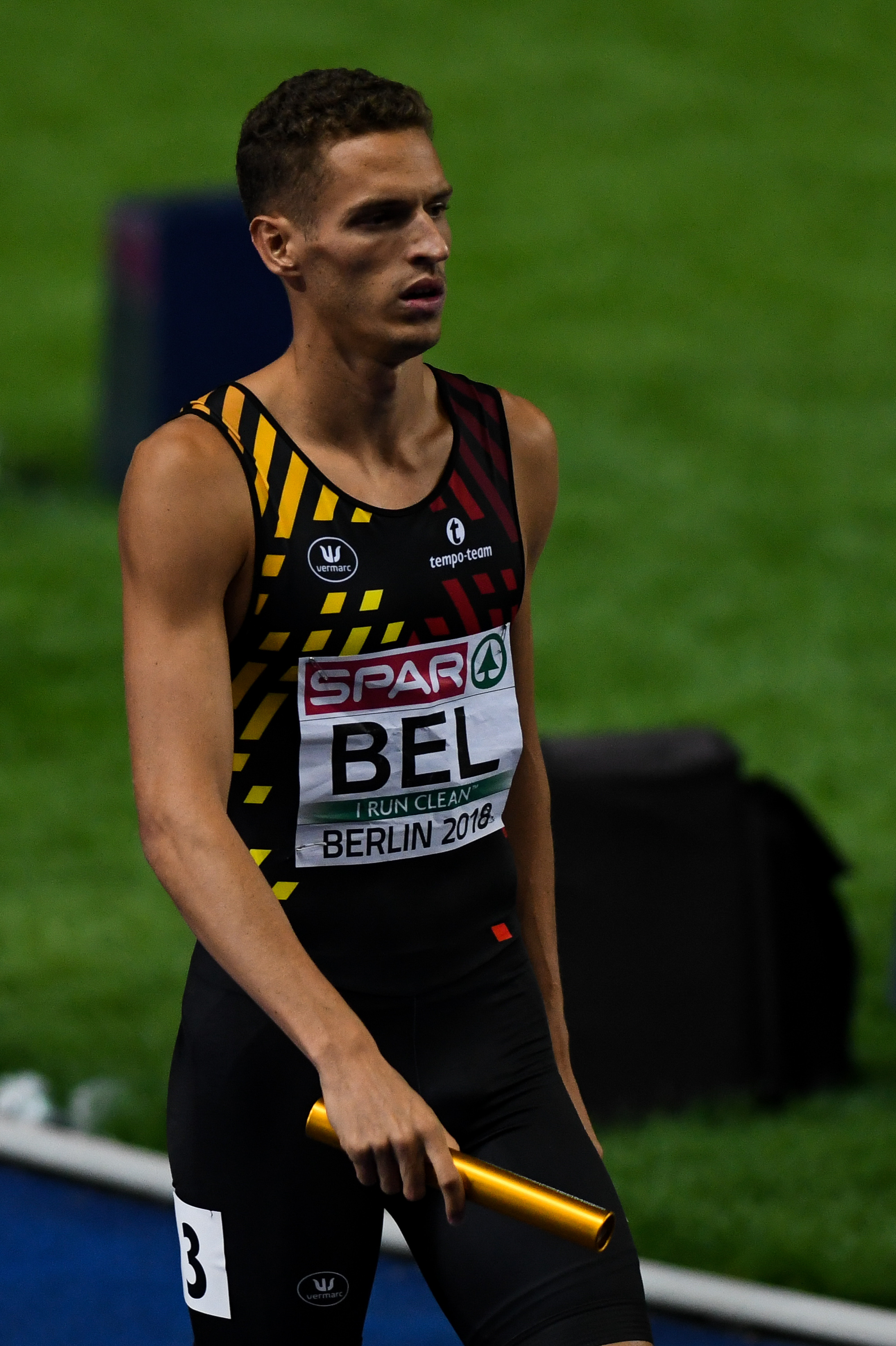 Dylan Borlée  4*400m Berlijn 2018