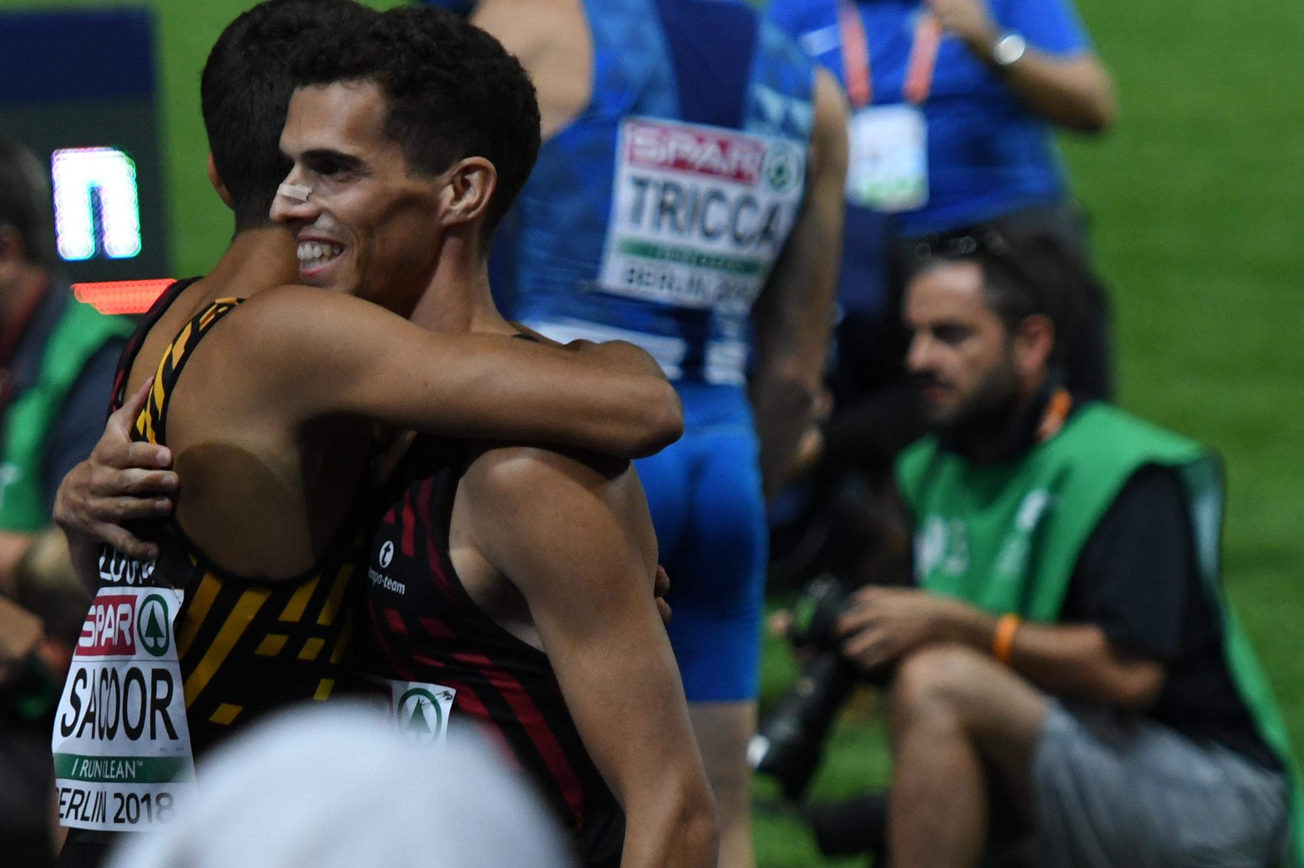Jonathan Borlée, Jonathan Sacoor 4*400m Berlijn 2018