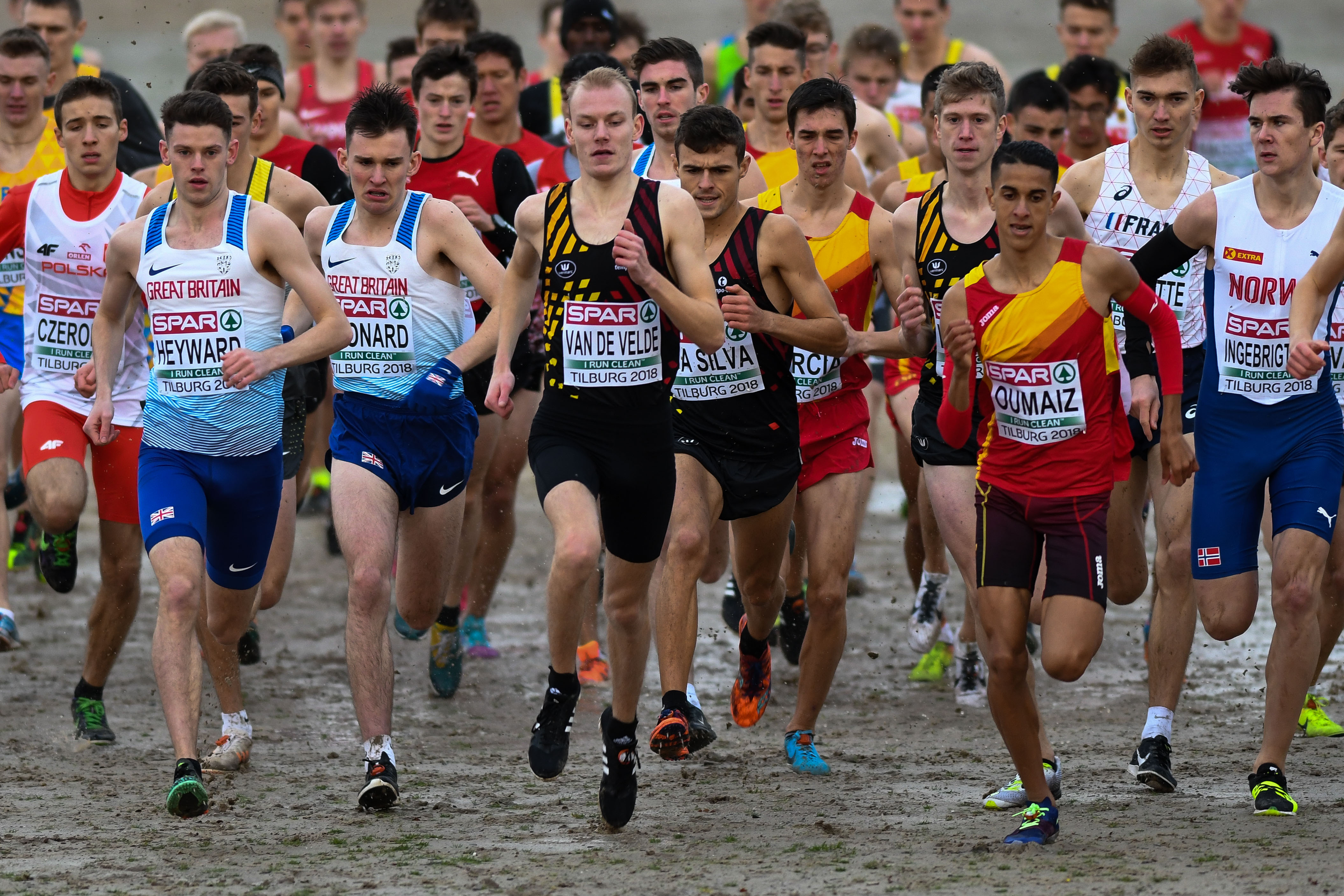 Ek Cross Tilburg 2018 Tim Van De Velde Lucas Da Silva Thomas Vanoppen