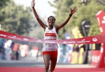 Ethiopië aan de macht in Delhi: Yehualaw benadert WR halve marathon