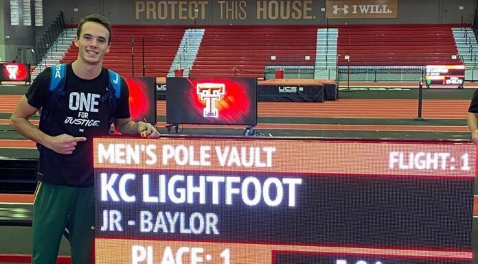 KC Lightfoot snoept beste wereldjaarprestatie af van Lavillenie dankzij ‘collegiate record’