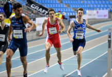 Christian Iguacel uitgeschakeld in halve finales 400m op EK indoor, drie Nederlanders naar finale