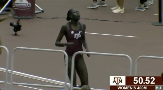 18-jarige Athing Mu stoot Femke Bol van 400m-troon met junioren-WR