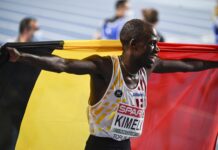 Isaac Kimeli snelt naar zilver in 3.000m-finale op EK indoor!