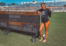 Tara Davis zweeft meteen voorbij zeven meter in openlucht, Australiërs sterk op eigen bodem