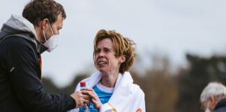 Mieke Gorissen stunt met top 30 in olympische marathon