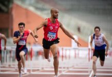Michael Obasuyi en Anne Zagré stomen naar WK-limiet op hoge horden in Berlijn