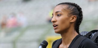 WK Eugene – Nafi Thiam na gouden triomf: “Heel trots op zowel de titel als de score”