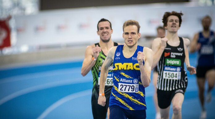 Eliott Crestan verbetert eigen BR 800m en loodst Aurèle Vandeputte naar WK-limiet