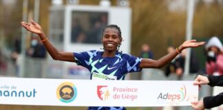 CrossCup Hannuit: Olympisch kampioene Chemutai heerst, Rooms verschalkt Gorissen