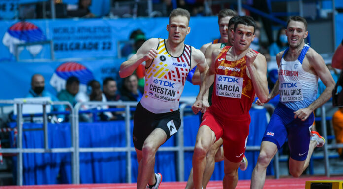 WK Belgrado: Eliott Crestan wordt knap zesde in 800m-finale