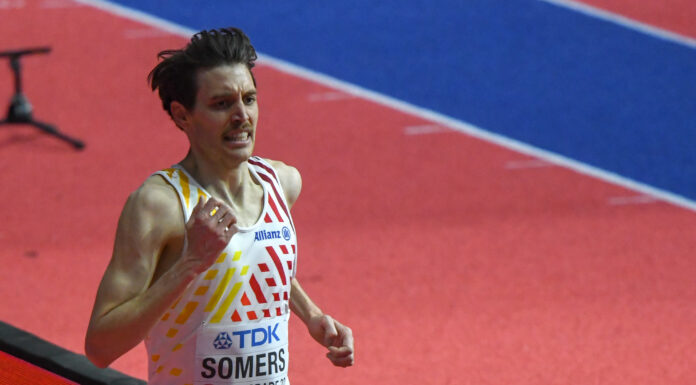 WK Belgrado: Michael Somers valt net buiten top 12 in finale 3.000m