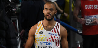 Michael Obasuyi past voor EK indoor