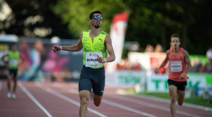 Test PUMA-spikes in het gezelschap van de broers Borlée