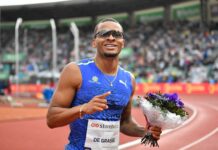 WK Eugene: Opnieuw geen medaille voor Hassan, De Grasse verpest Amerikaanse feestje op 4x100m