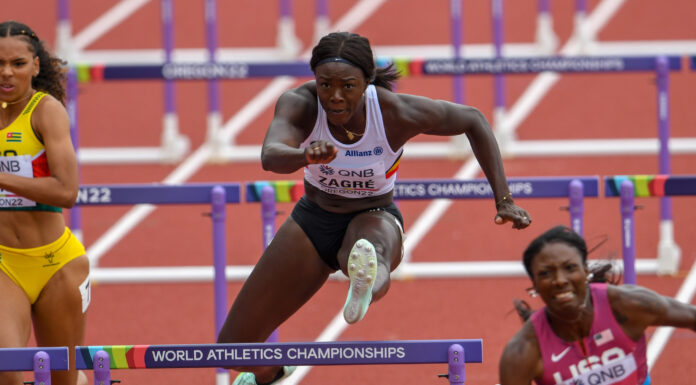 Anne Zagré scherpt eigen BR op hoge horden aan in Langenthal, maar chrono wordt niet aanvaard