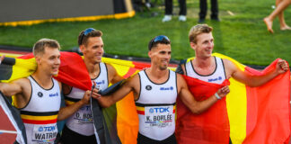 WK Eugene: Belgian Tornados knallen naar BRONS in finale 4x400m