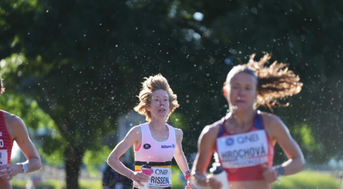WK Eugene: Mieke Gorissen finisht in top 20 van marathon