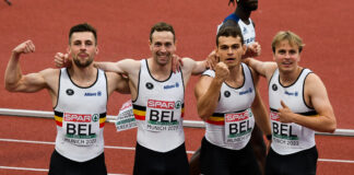 EK München: Belgian Falcons met nieuw BR naar finale 4x100m