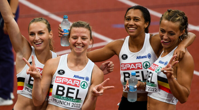 EK München: Belgian Rockets volgen voorbeeld van mannen en staan in finale 4x100m