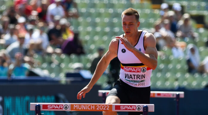 EK München: Julien Watrin met BR naar finale 400m horden, exit Van Nieuwenhove