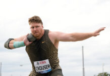 Crouser verbetert eigen wereldrecord kogelstoten, Hobbs stoomt naar Amerikaans record 60m