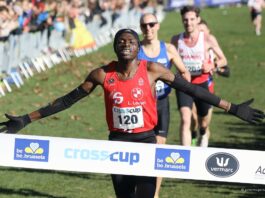 Isaac Kimeli loopt in spaarmodus naar vierde Belgische veldlooptitel tijdens CrossCup Brussel