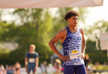 Eerstejaarsbelofte Mimoun Abdoul Wahab breekt na twee jaar wachten zijn PR en gaat ei zo na sub-50″ op de lage horden