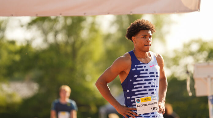 Eerstejaarsbelofte Mimoun Abdoul Wahab breekt na twee jaar wachten zijn PR en gaat ei zo na sub-50″ op de lage horden