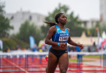 Drie voor de prijs van één! Yanla Ndjip-Nyemeck evenaart BR, verovert WK-limiet en stoot door naar NCAA-finale