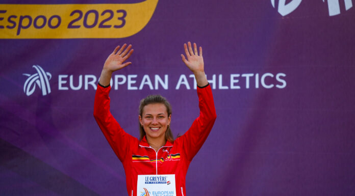 EK Beloften Espoo: Elien Vekemans zweeft naar ZILVER in het polsstokspringen