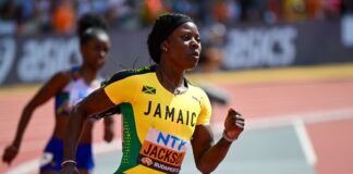Beste wereldjaarprestatie Kishane Thompson op 100m, 9’77 in finale Jamaicaanse trials