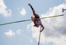 BK studenten levert in het polsstokspringen ook EKU23-limiet op voor Lola Lepère