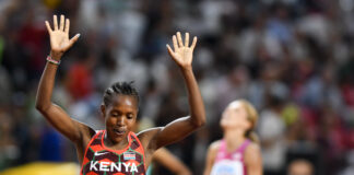 Na ‘BREAKING2’ komt ‘BREAKING4’: Faith Kipyegon wil magische barrière op de mijl slopen