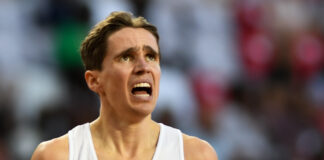 WK Glasgow: John Heymans houdt nog net stand in top 8 van 3.000m-finale